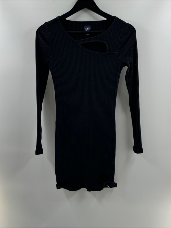 GAP Dresses & Skirts - Gap Black Ribbed Cutout Mini Dress – Women’s XS